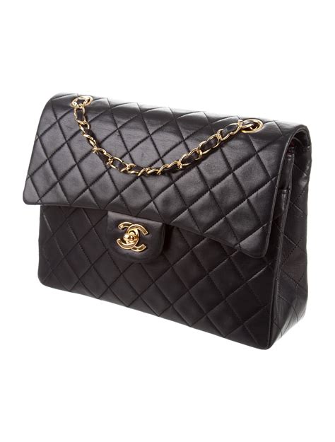 chanel quilted vintage bag large|old fashioned chanel bags.